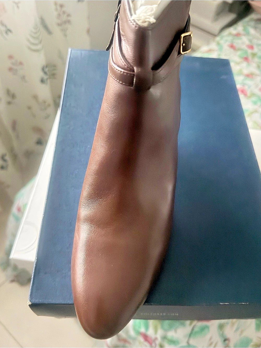 Cole Haan Elinor Short Boot II Brown Heeled Boots